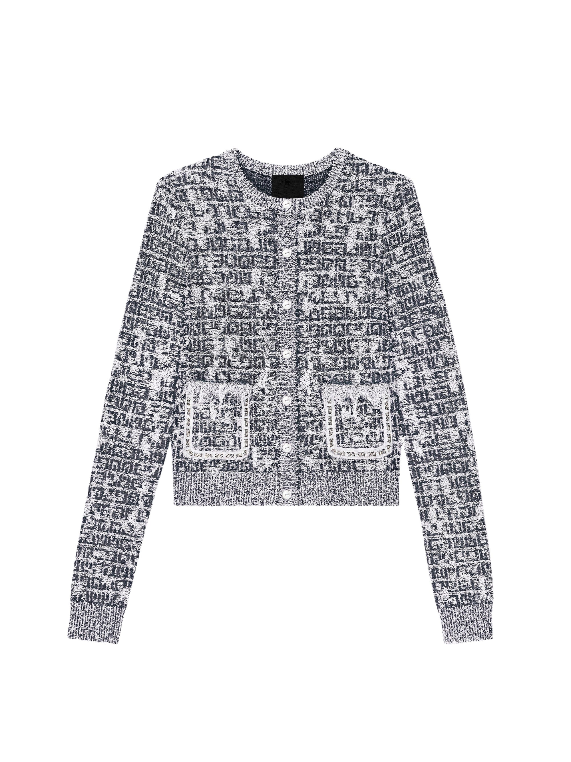 Cardigan avec détail chaînes - Black & White
