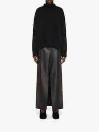 Pull à col roulé en cachemire - Noir