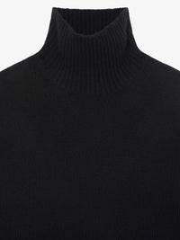 Pull à col roulé en cachemire - Noir