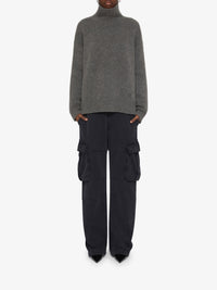 LONG ROLLED NECK SWEATER