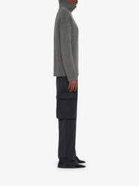 LONG ROLLED NECK SWEATER