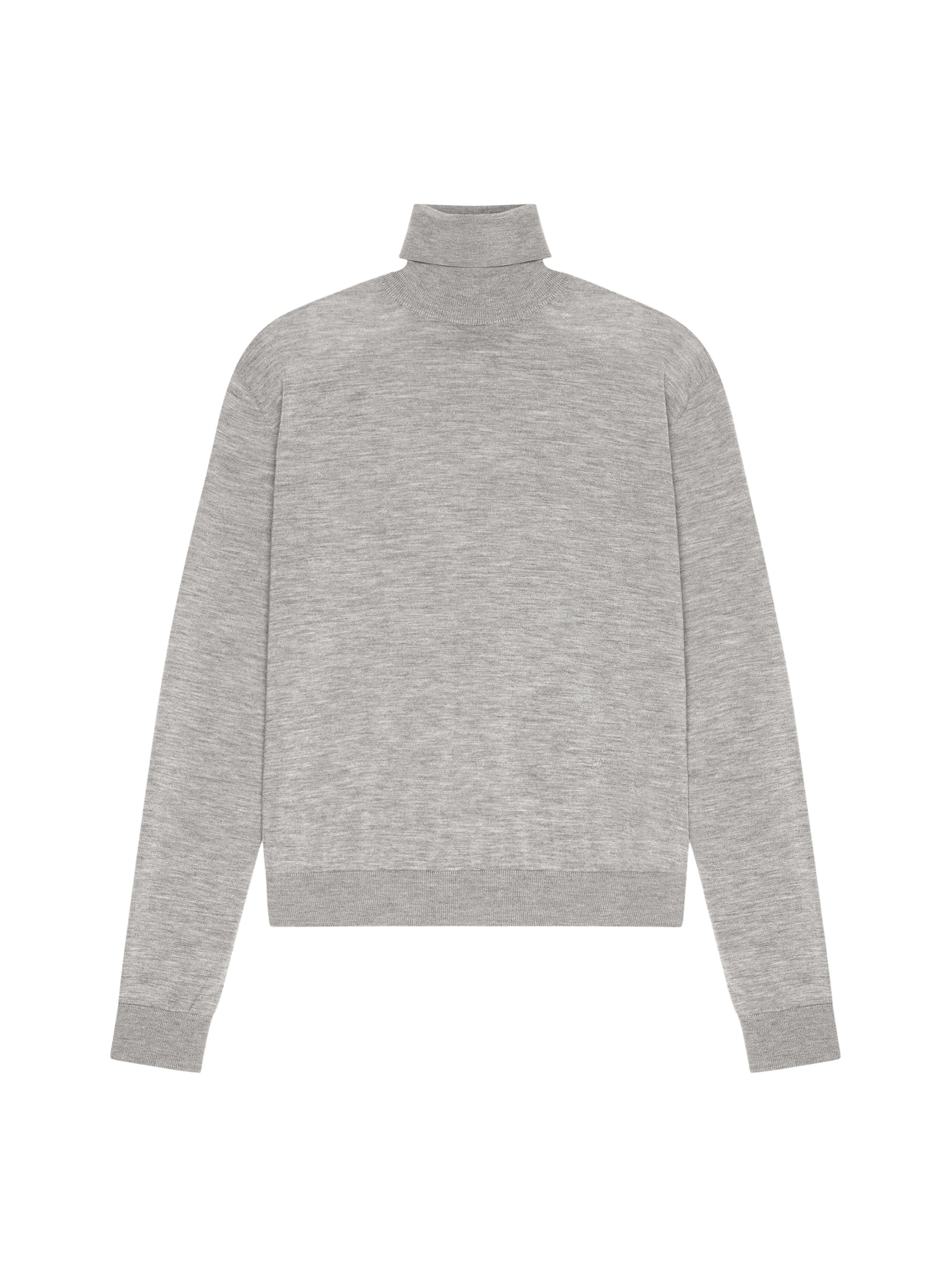 Pull à col roulé en cachemire - Silvery Grey