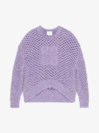 LOW SHOULDERS 4G CREWNECK SWEATER