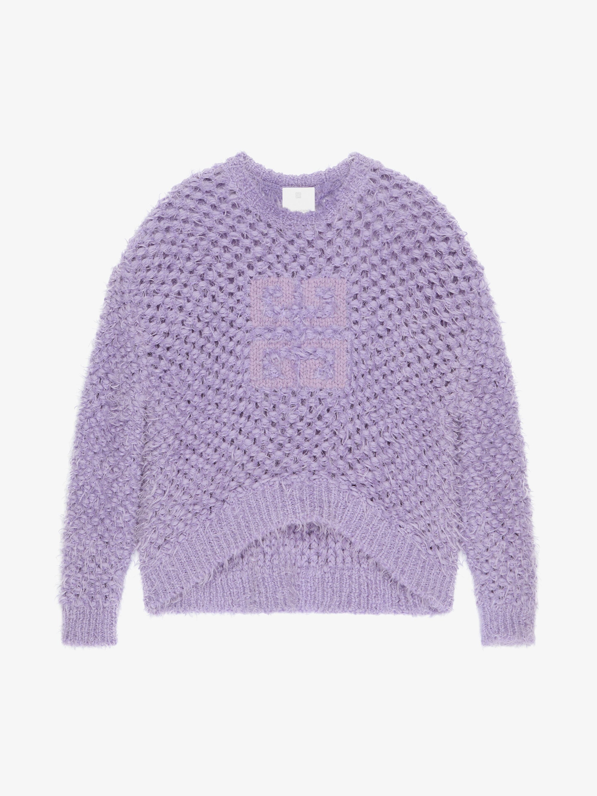 LOW SHOULDERS 4G CREWNECK SWEATER