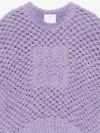 LOW SHOULDERS 4G CREWNECK SWEATER