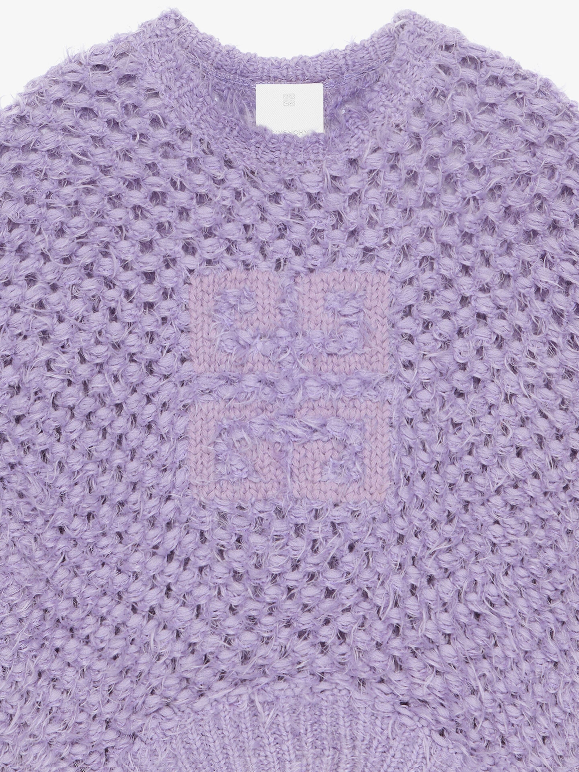 LOW SHOULDERS 4G CREWNECK SWEATER