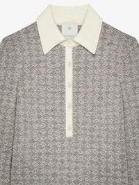 WOOL VISCOSE MONOGRAM 72 JACQUARD