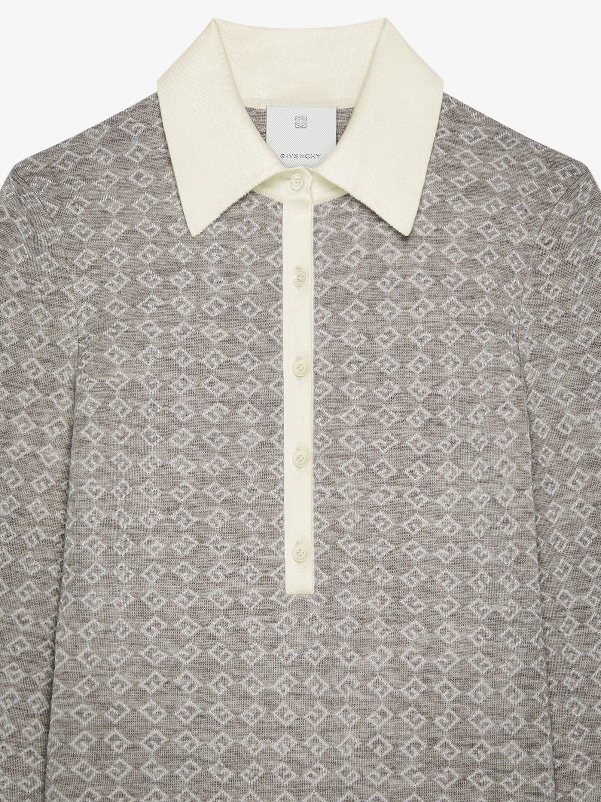WOOL VISCOSE MONOGRAM 72 JACQUARD