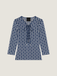 COTTON VISCOSE MONOGRAM 72 JACQUARD