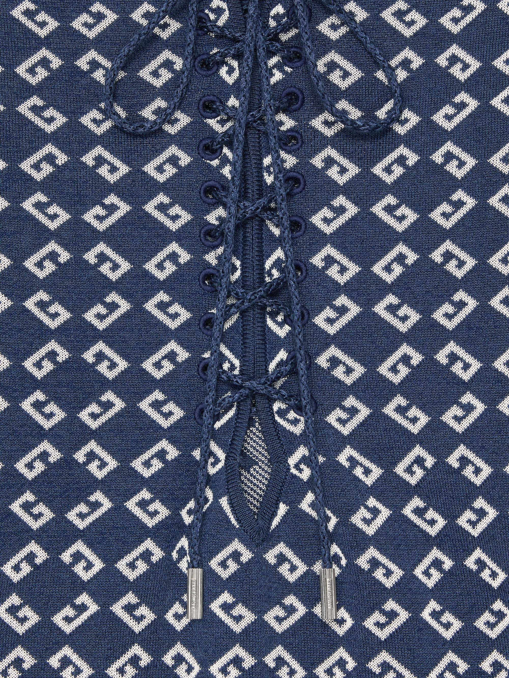 COTTON VISCOSE MONOGRAM 72 JACQUARD