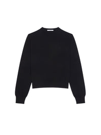 Pull col rond en mohair - Black