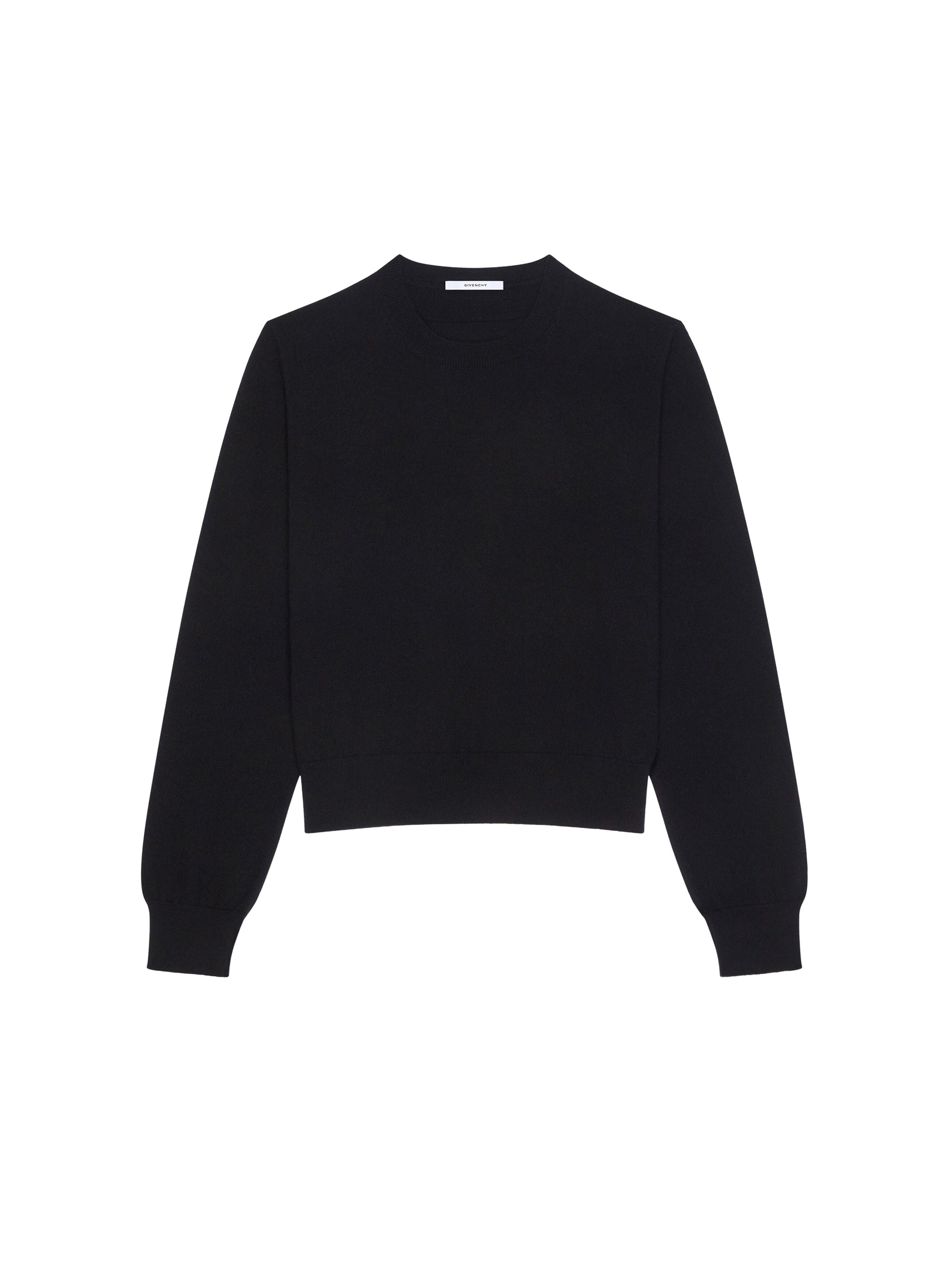 Pull col rond en mohair - Black