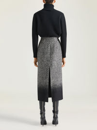 Wool roll-neck jumper - Black