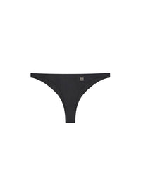 High-waisted bikini bottoms - Black