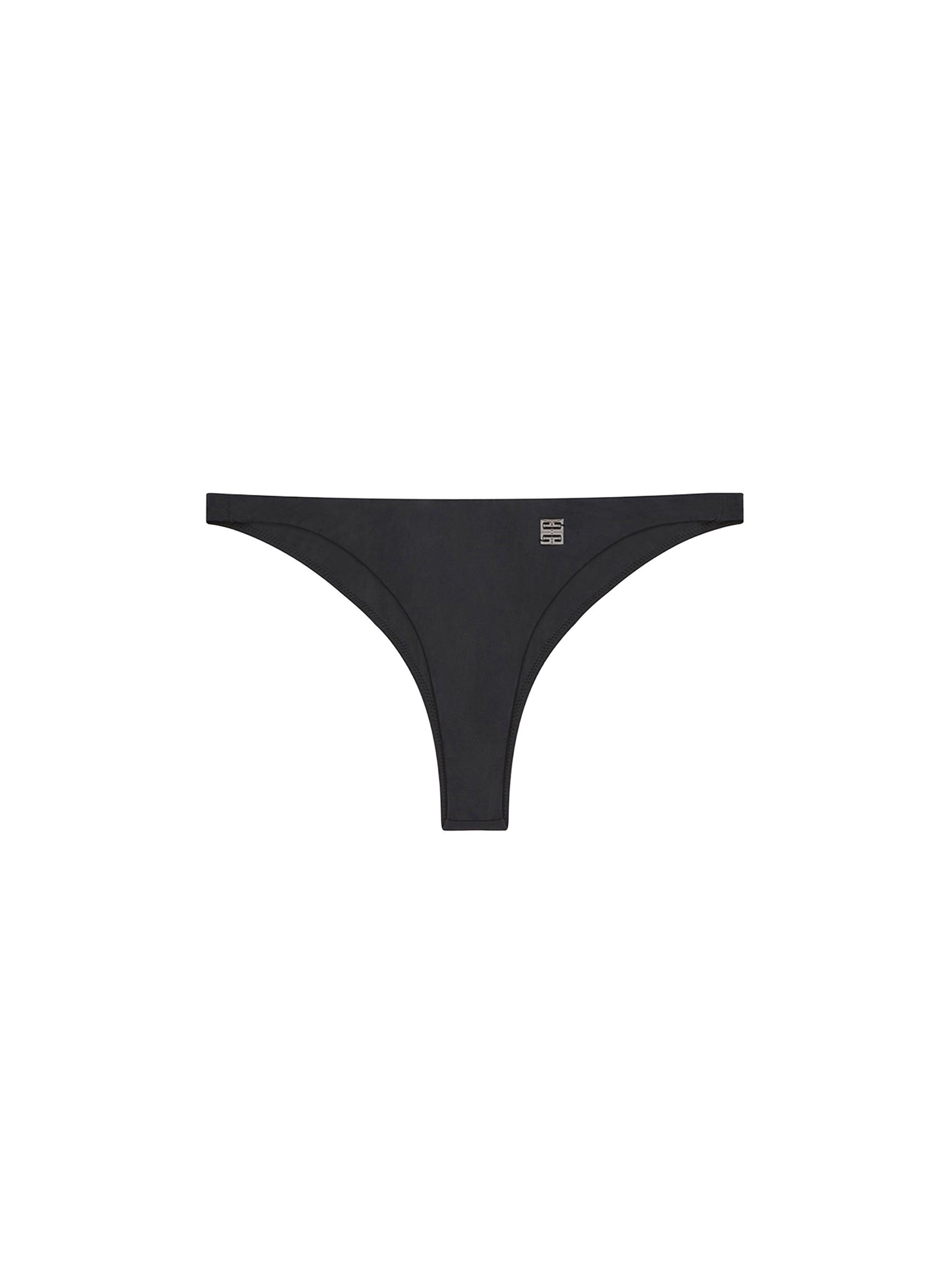 High-waisted bikini bottoms - Black