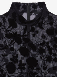 TULLE STRETCH ALLOVER FLOWERS