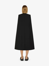 Cape en laine - Noir