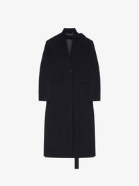 COAT WITH SCARF
