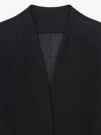 Manteau ajusté en laine - Black
