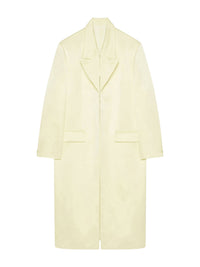 Silk satin coat - Butter