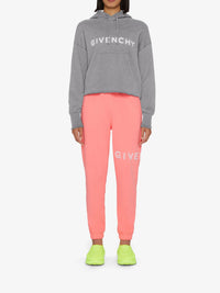 Cropped hoodie - Light Grey Melange
