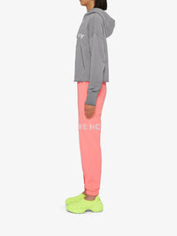 Cropped hoodie - Light Grey Melange