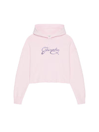 Sweat à capuche court - Pale Pink