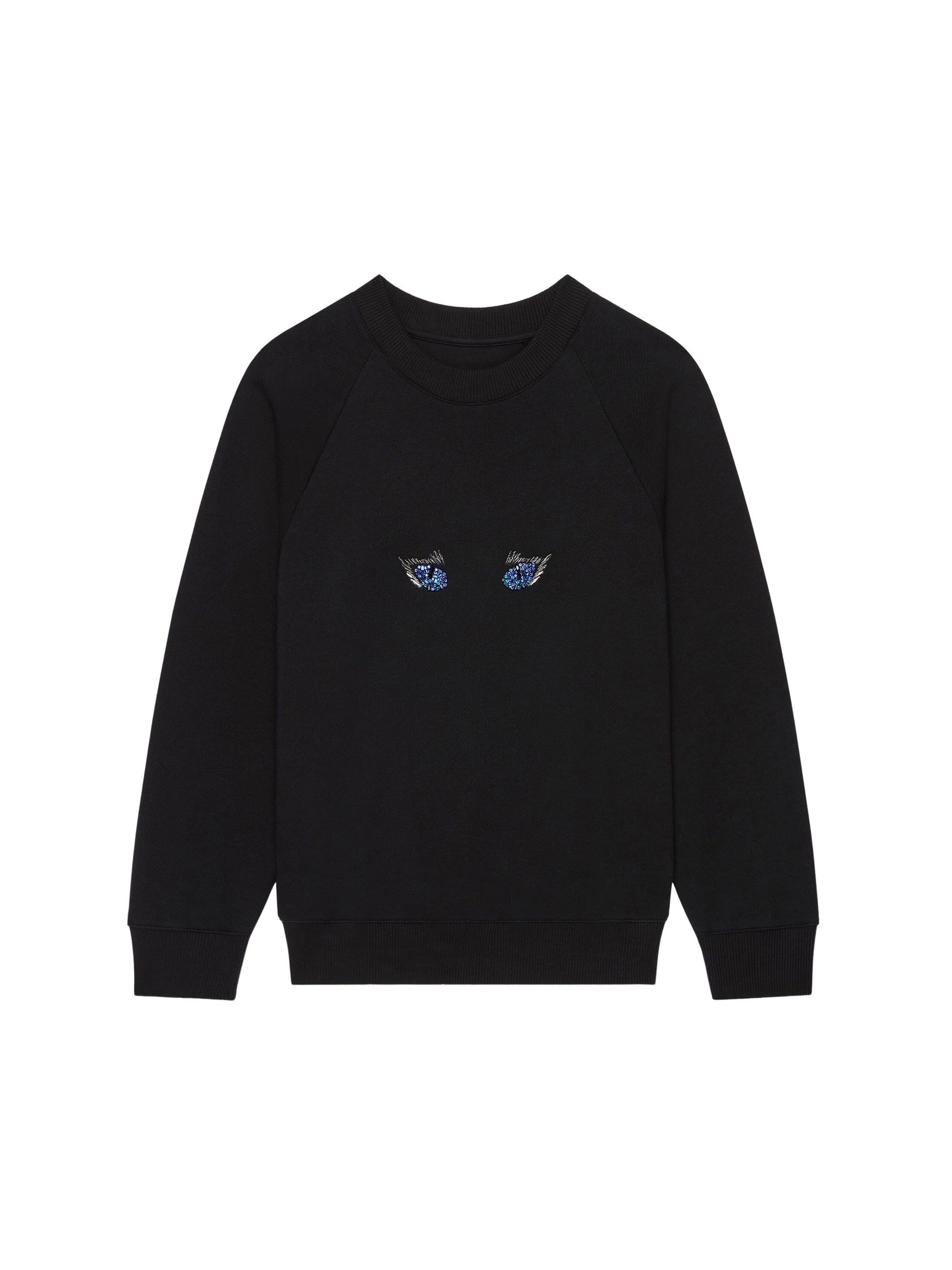 Sweat-shirt Slim en molleton - Black