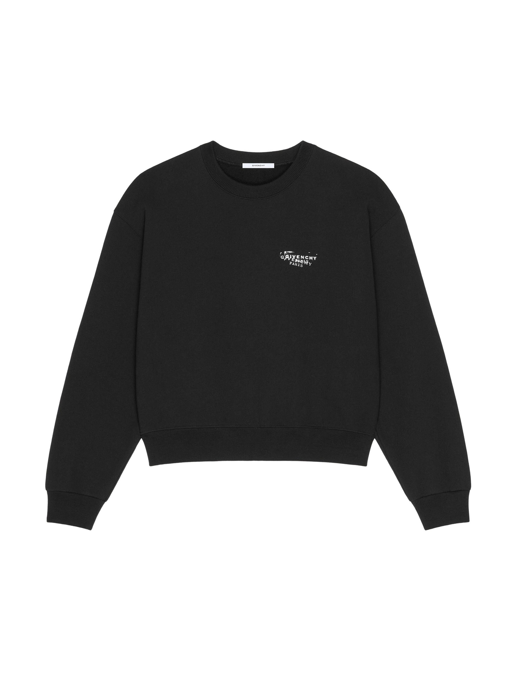 Round-neck sweatshirt - Black