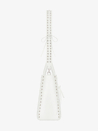 Cabas G-Tote moyen corset en cuir - Ivoire