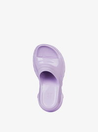 MARSHMALLOW SLIDER WEDGE SANDALS