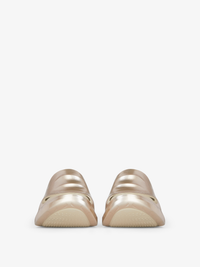 MARSHMALLOW SLIDER WEDGE SANDALS