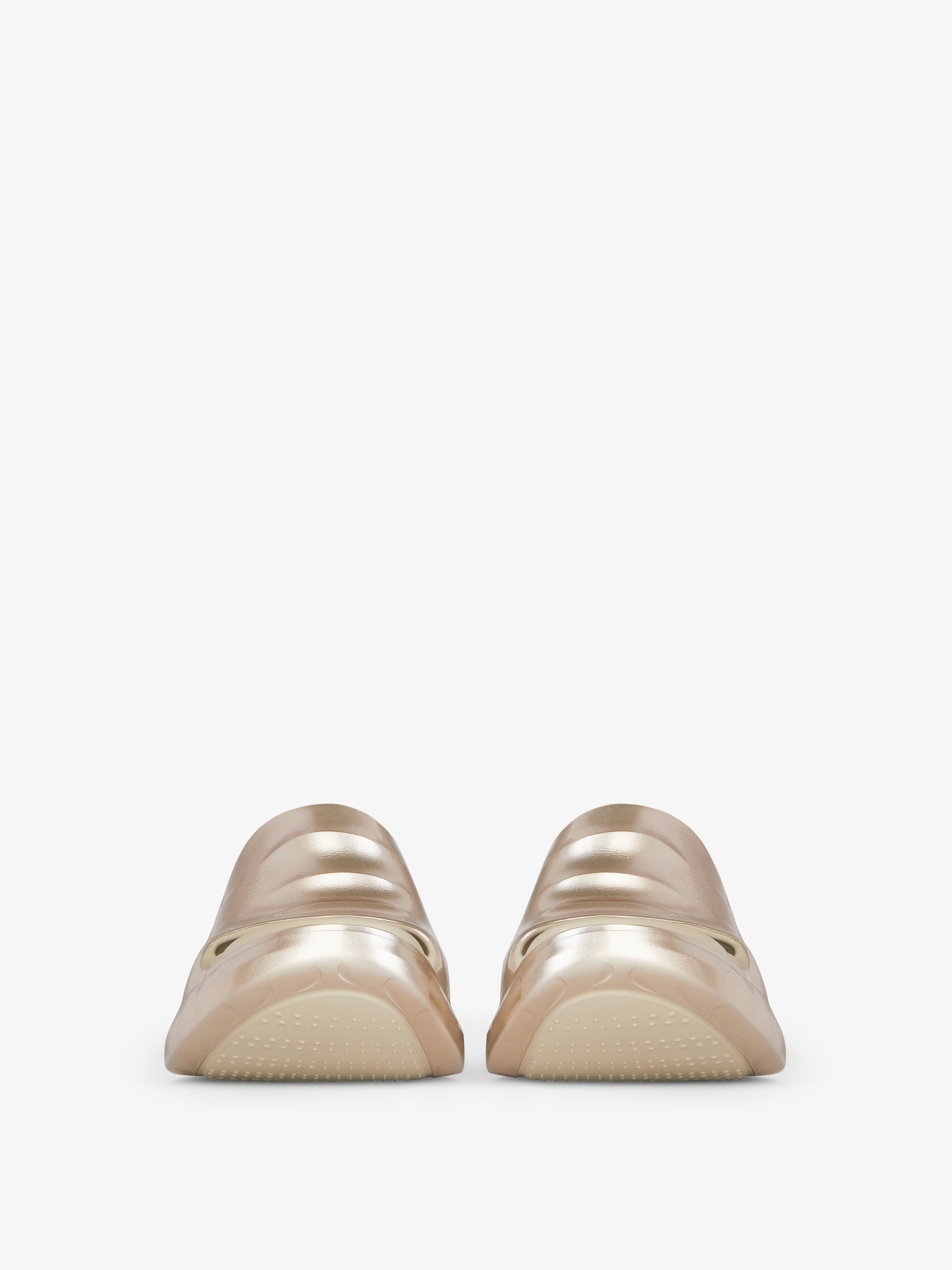 MARSHMALLOW SLIDER WEDGE SANDALS