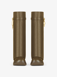 GRAINED LEATHER/GOLDEN PADLOCKS