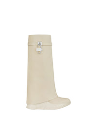 SHARK LOCK HIGH BOOTS BIKER LOW WEDGE