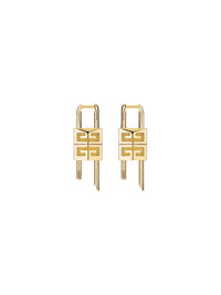 LOCK SMALL GOLDEN EARRINGS