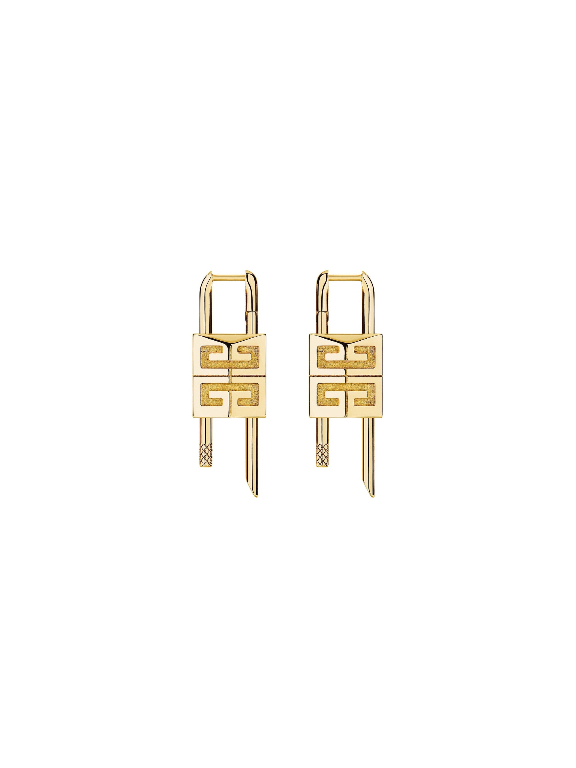 LOCK SMALL GOLDEN EARRINGS