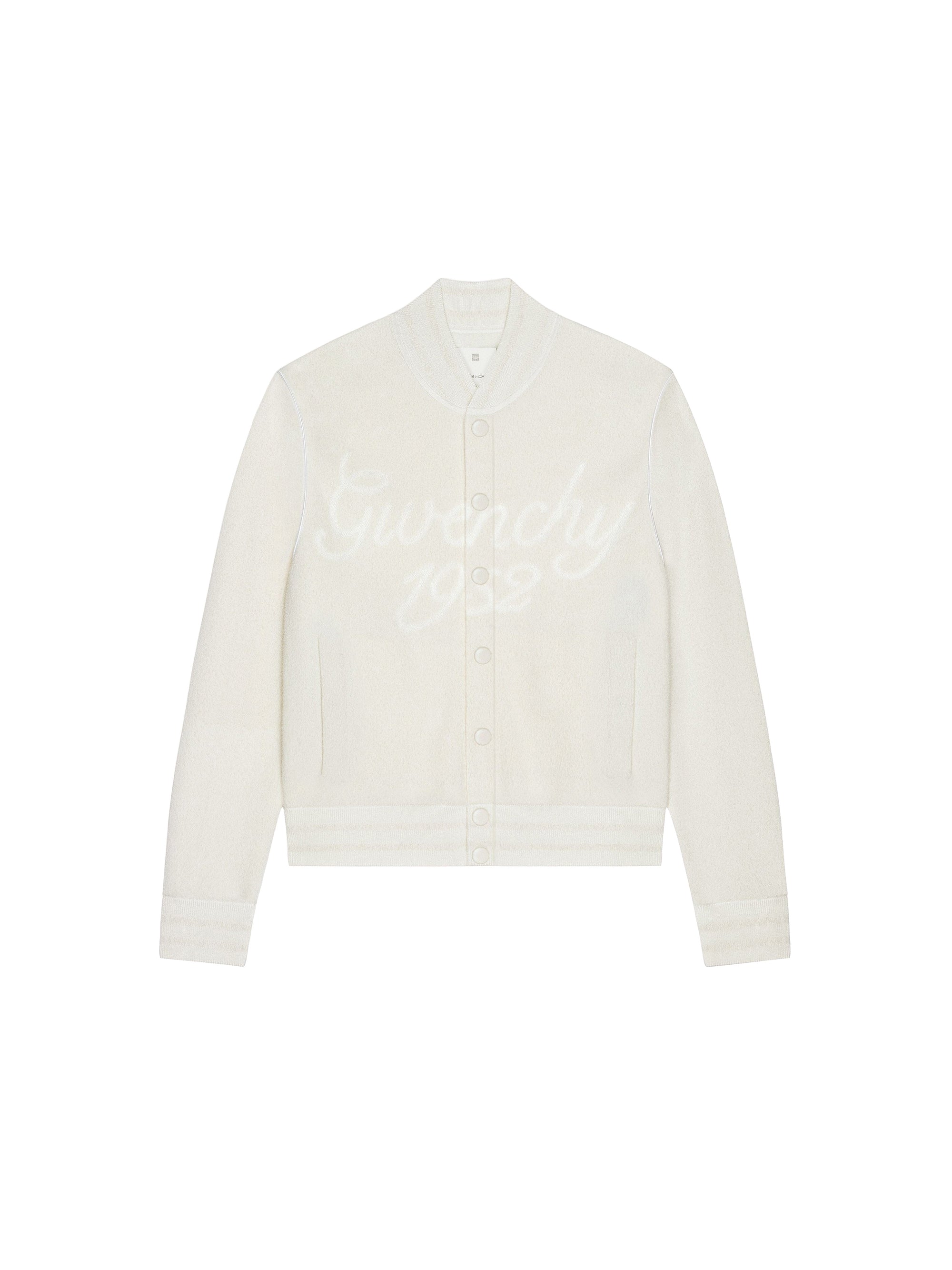 Blouson varsity G 1952 en maille - Ivory