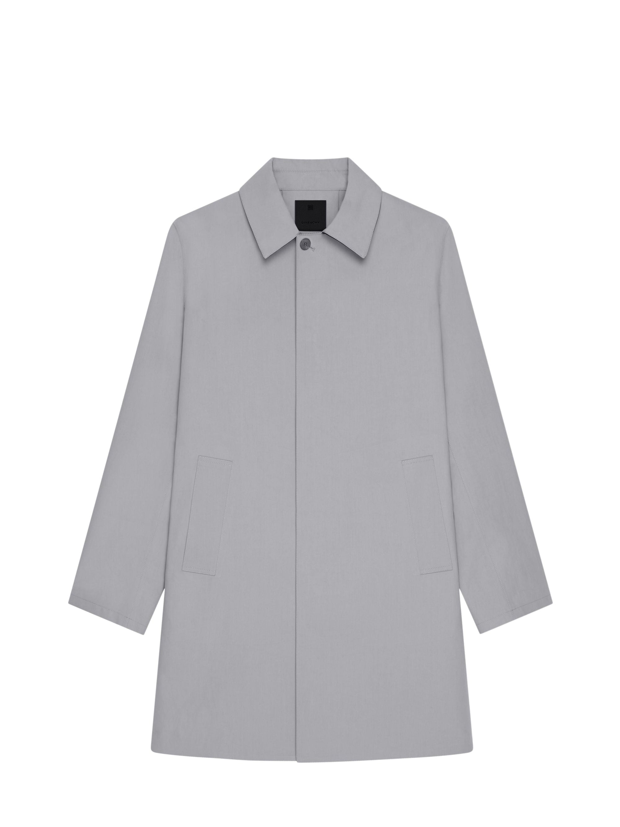 TRENCH COAT WITH BONDED SEAM TAPES