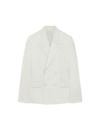 Veste ample en laine - Chalk White