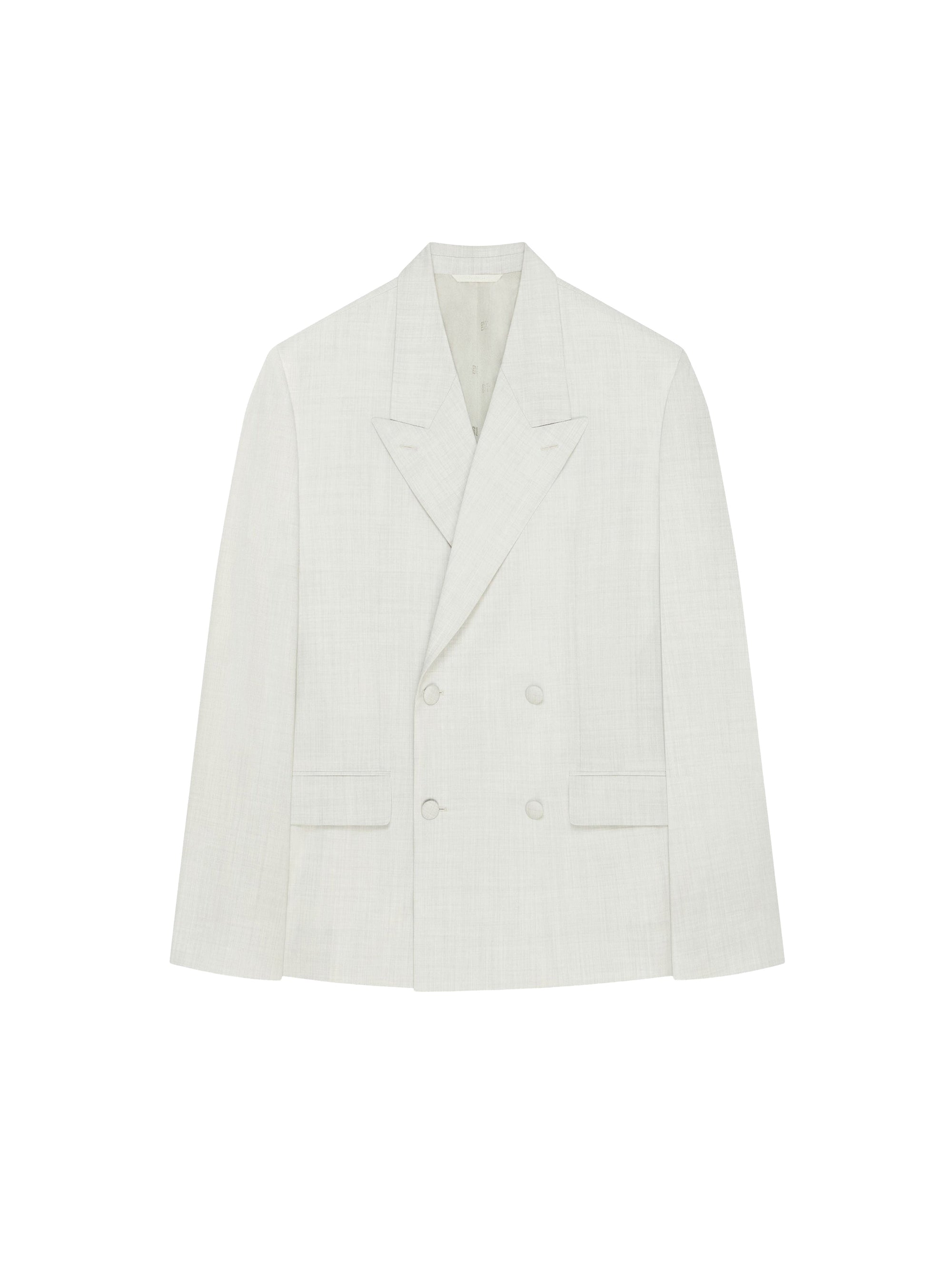 Veste ample en laine - Chalk White