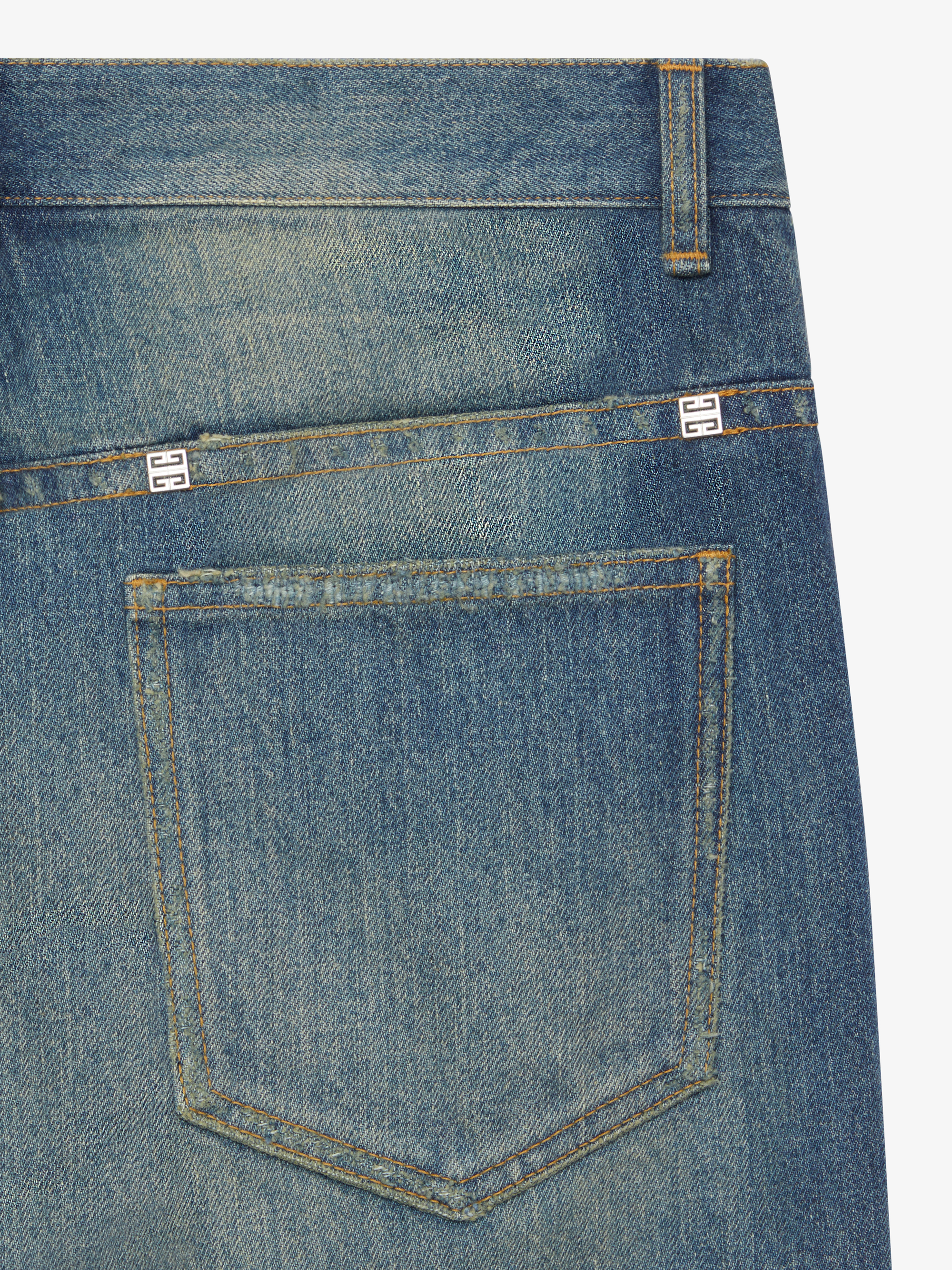 STRAIGHT FIT 5 POCKET TROUSERS
