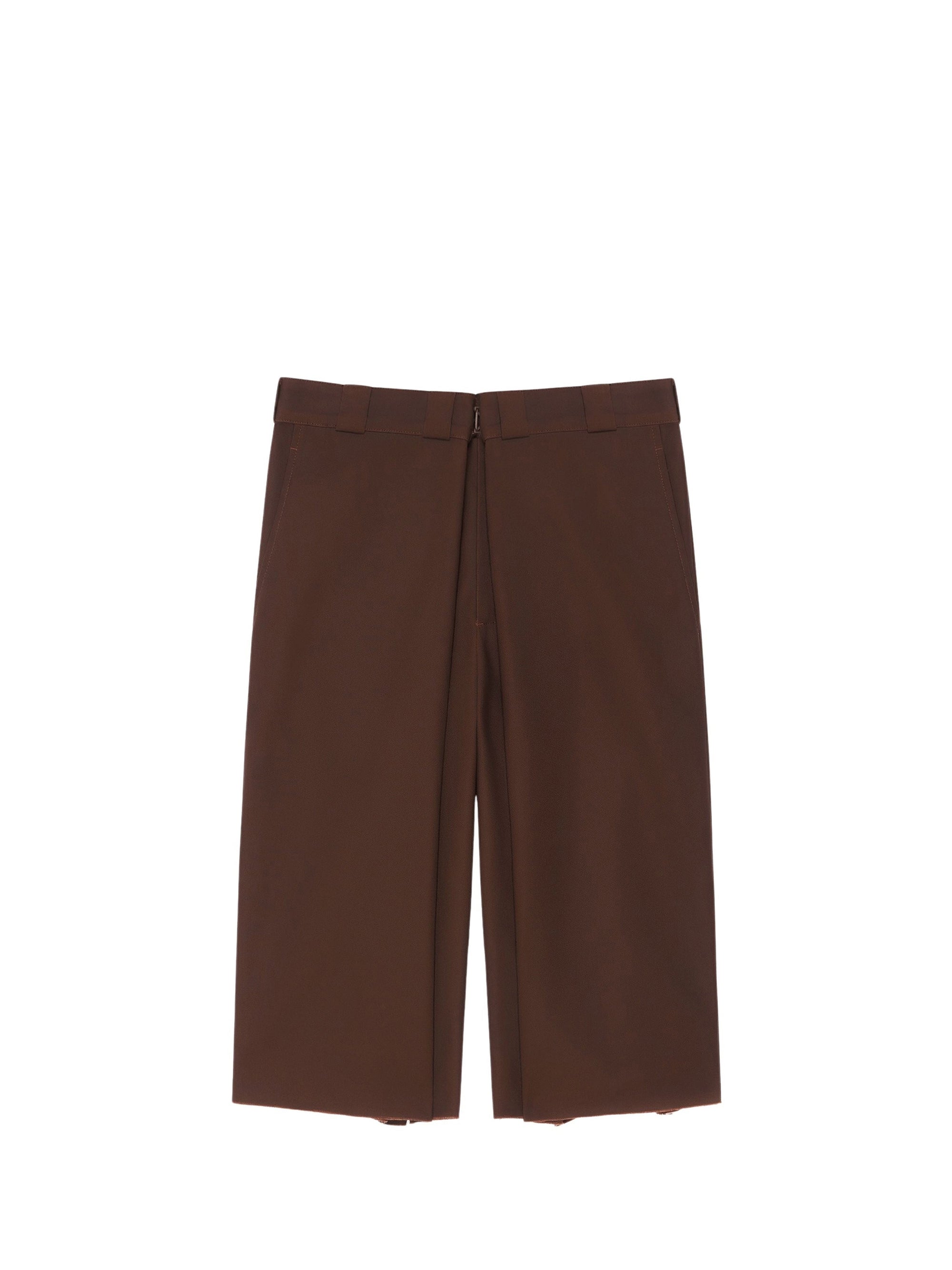 PLEATED EXTRA LARGE CHINO SHORT