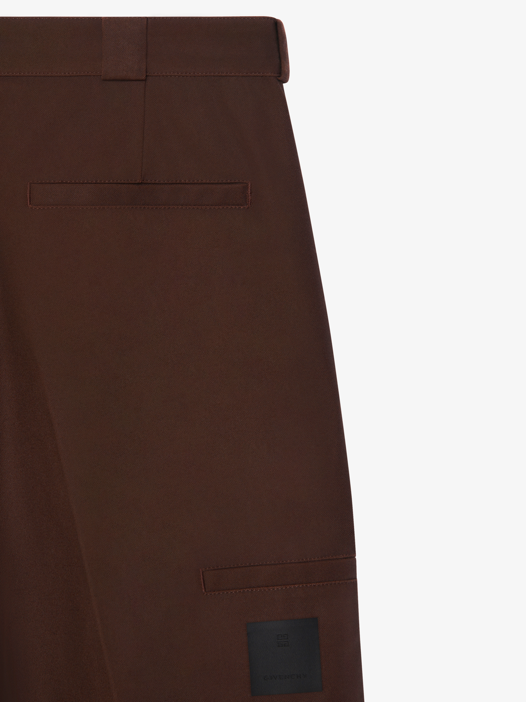 PLEATED EXTRA LARGE CHINO SHORT
