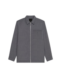 Chemise zippée en laine - Medium Grey