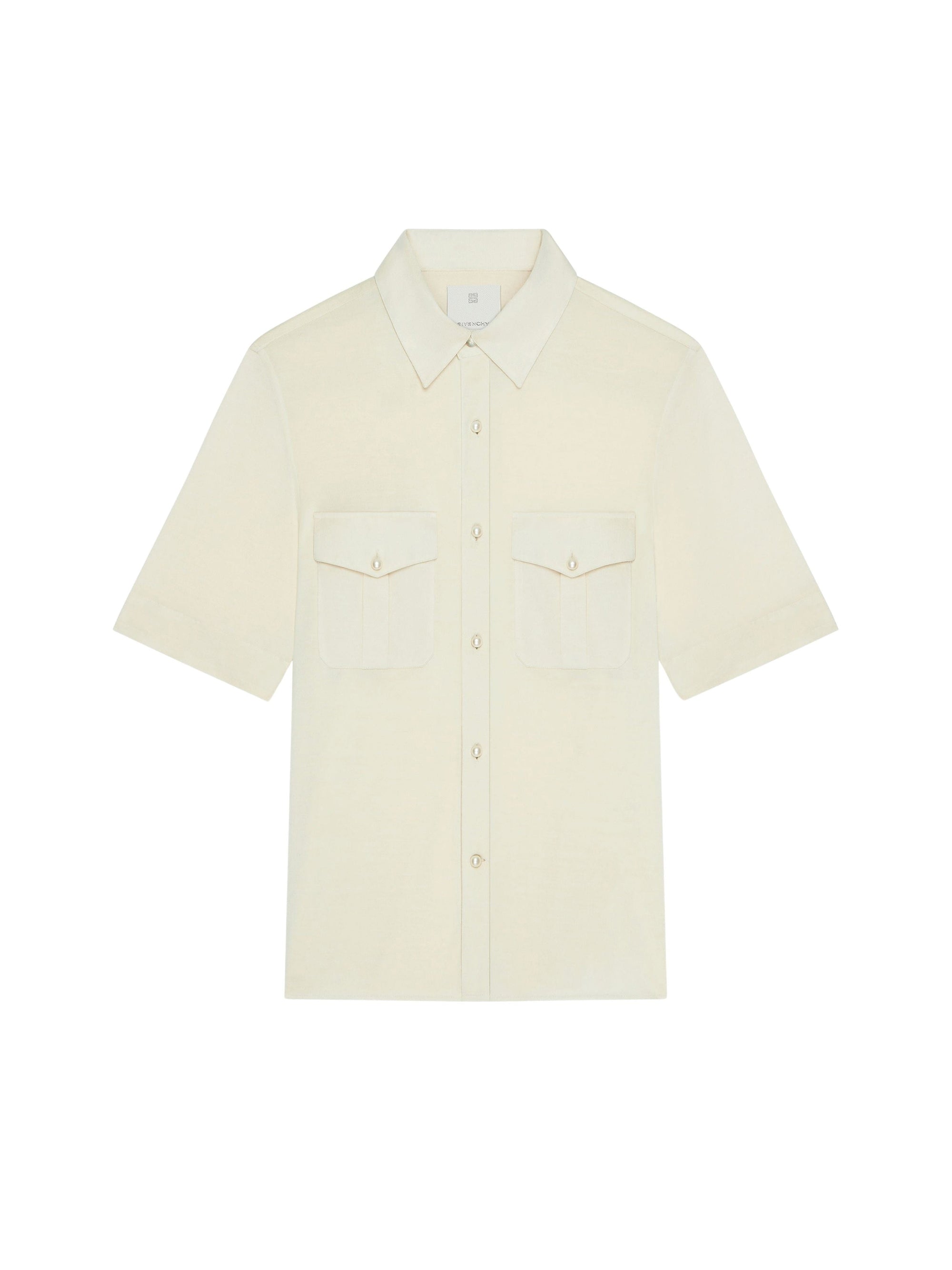 TIGHT FIT MILITARY SHORT SLEEVE SHIRT