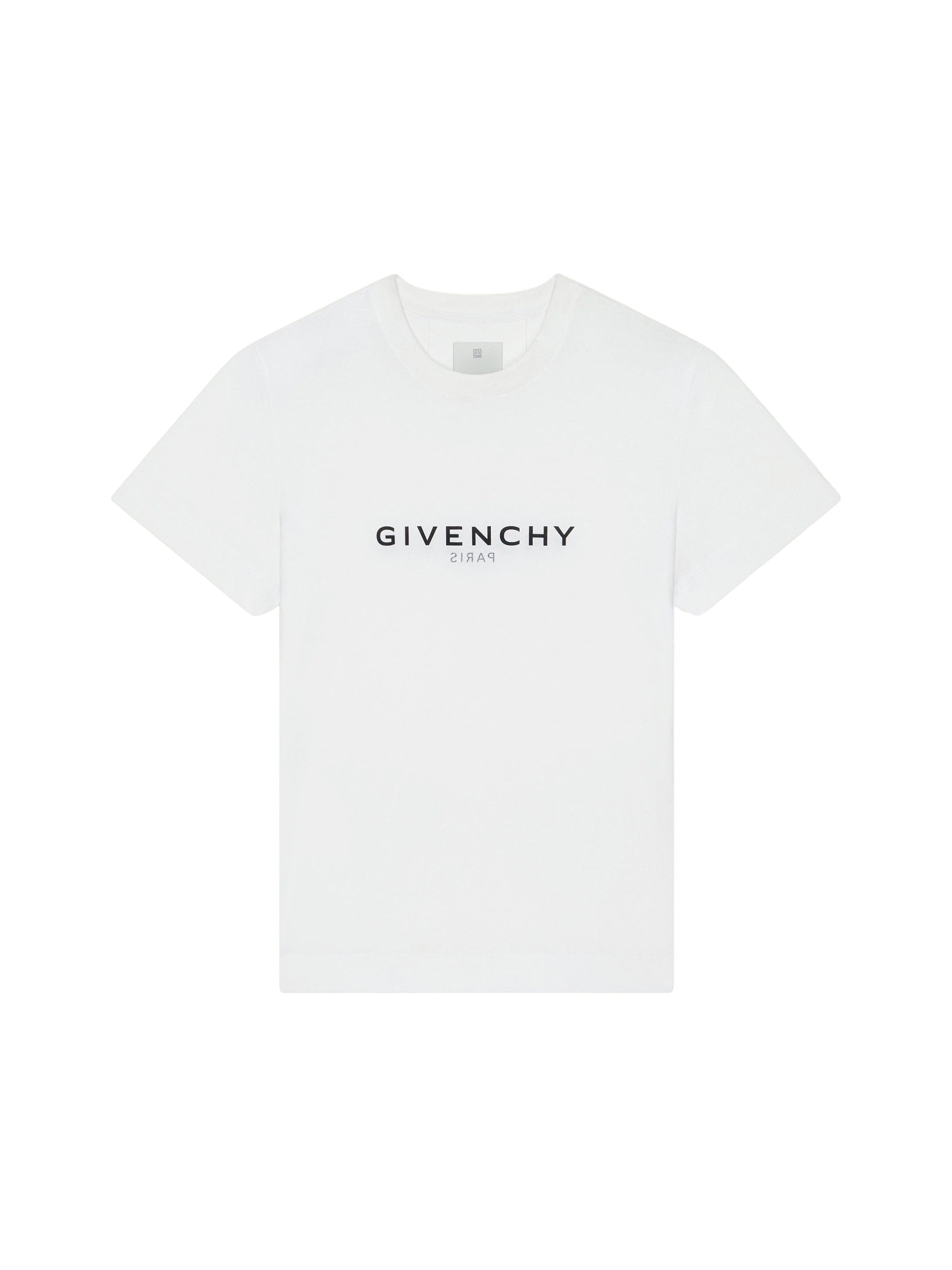 SLIM FIT REVERSE PRINT T-SHIRT