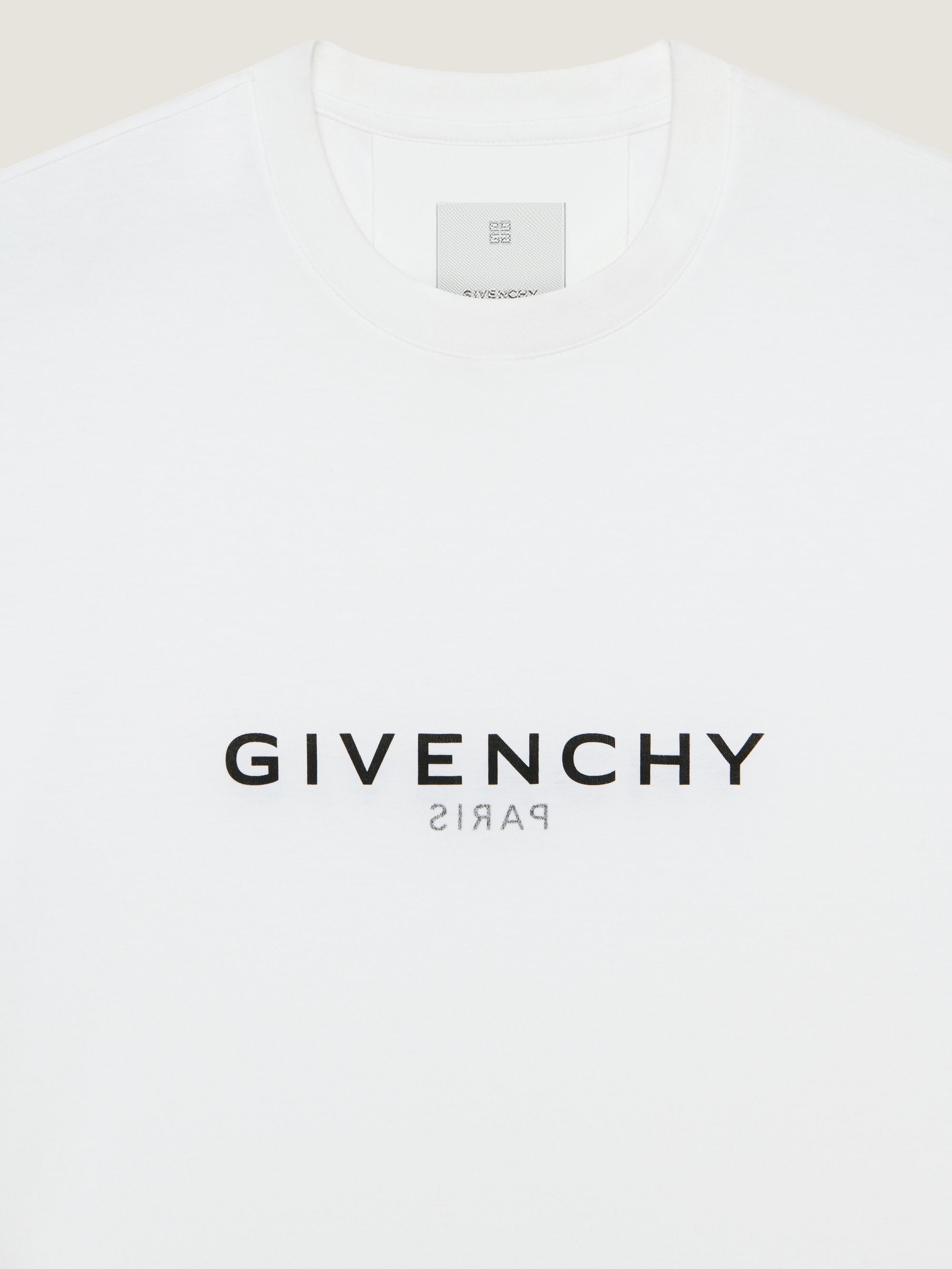 SLIM FIT REVERSE PRINT T-SHIRT