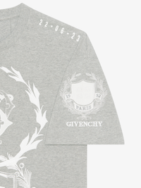 CREST STORY ON GREY MELANGE BASE