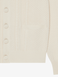 V-NECK CARDIGAN WITH POCKETS